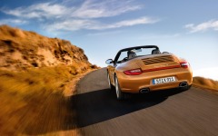 Desktop wallpaper. Porsche 911 Carrera 4 Cabriolet 2012. ID:26972