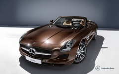 Desktop wallpaper. Mercedes-Benz SLS-Class AMG Roadster 2013. ID:39877