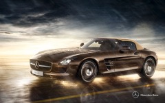Desktop wallpaper. Mercedes-Benz SLS-Class AMG Roadster 2013. ID:39880