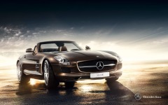 Desktop wallpaper. Mercedes-Benz SLS-Class AMG Roadster 2013. ID:39881