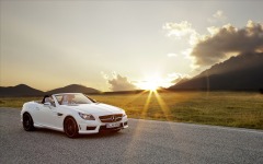 Desktop wallpaper. Mercedes-Benz SLK 55 AMG 2012. ID:17727