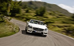 Desktop wallpaper. Mercedes-Benz SLK 55 AMG 2012. ID:17729