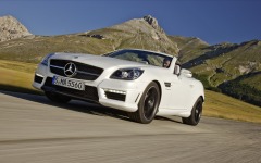 Desktop wallpaper. Mercedes-Benz SLK 55 AMG 2012. ID:17733