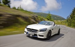 Desktop wallpaper. Mercedes-Benz SLK 55 AMG 2012. ID:17737