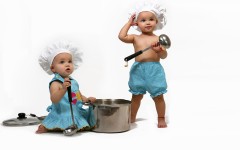 Desktop wallpaper. Babies. ID:2602