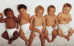 Desktop wallpaper. Babies. ID:2608