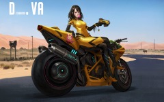 Desktop wallpaper. D.Va