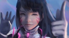 Desktop wallpaper. D.Va