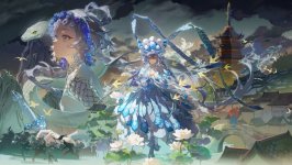 Desktop wallpaper. Luo Tianyi