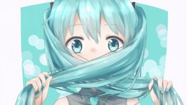 Desktop wallpaper. Hatsune Miku