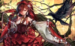 Desktop wallpaper. Hakurei Reimu