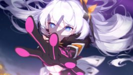 Desktop wallpaper. Kiana Kaslana