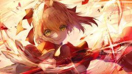 Desktop wallpaper. Fate/Extra Last Encore