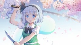 Desktop wallpaper. Youmu Konpaku