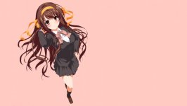 Desktop wallpaper. Melancholy of Haruhi Suzumiya, The