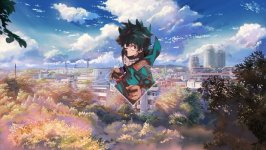 Desktop wallpaper. Midoriya Izuku