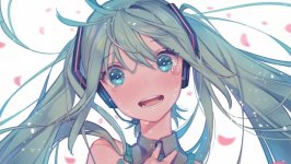 Desktop wallpaper. Miku