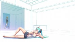 Desktop wallpaper. Hatsune Miku
