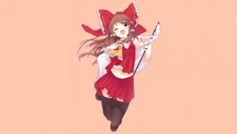 Desktop wallpaper. Hakurei Reimu