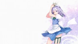 Desktop wallpaper. Izayoi Sakuya
