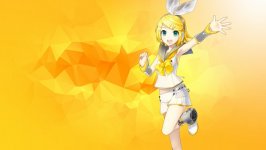 Desktop wallpaper. Rin Kagamine