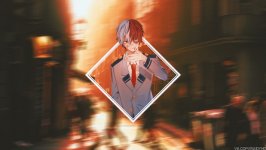 Desktop wallpaper. Shouto Todoroki
