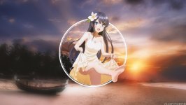 Desktop wallpaper. Mai Sakurajima