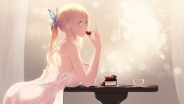 Desktop wallpaper. Kashiwazaki Sena