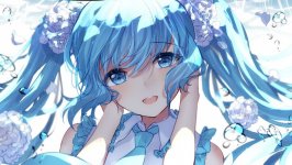 Desktop wallpaper. Hatsune Miku