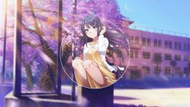 Desktop wallpaper. Sakurajima Mai