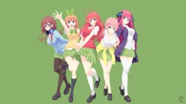 Desktop wallpaper. The Quintessential Quintuplets