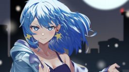 Desktop wallpaper. Hoshimachi Suisei