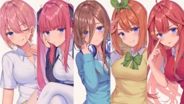 Desktop wallpaper. The Quintessential Quintuplets