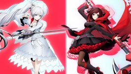 Desktop wallpaper. Ruby Rose & Weiss Schnee