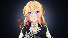 Desktop wallpaper. Violet Evergarden