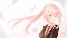 Desktop wallpaper. Sakura Miku