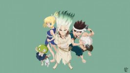Desktop wallpaper. Dr. Stone