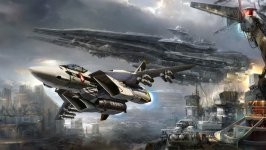 Desktop wallpaper. Robotech