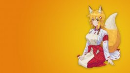 Desktop wallpaper. Senko-san