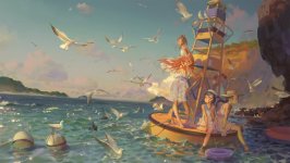 Desktop wallpaper. Anime. ID:124825