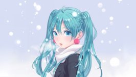 Desktop wallpaper. Hatsune Miku
