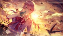 Desktop wallpaper. Gasai Yuno