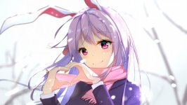 Desktop wallpaper. Reisen Udongein Inaba
