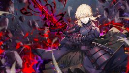 Desktop wallpaper. Saber Alter