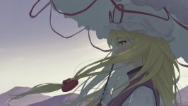 Desktop wallpaper. Yukari Yakumo
