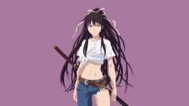 Desktop wallpaper. Kanzaki Kaori