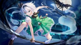 Desktop wallpaper. Konpaku Youmu
