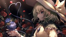Desktop wallpaper. Koishi Komeiji
