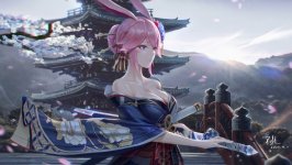 Desktop wallpaper. Yae Sakura