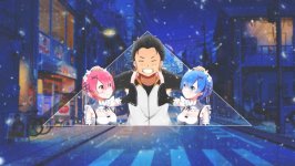 Desktop wallpaper. Re:Zero